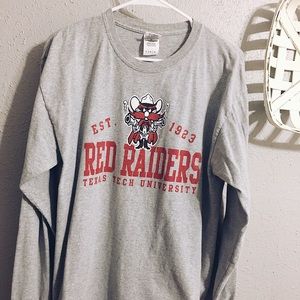 Texas Tech Raider Red Long Sleeve T-shirt Large